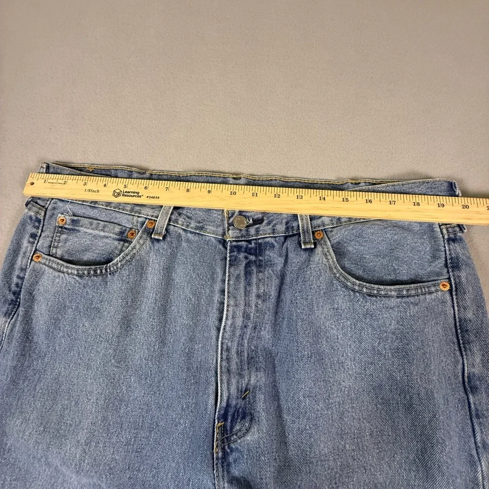 Levis 505‎ Regular Fit Straight Leg Mens Denim Jeans Blue W40 L32 Medium Wash